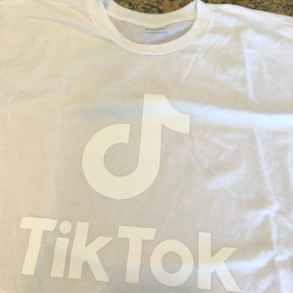 Tik Tok White Tshirt